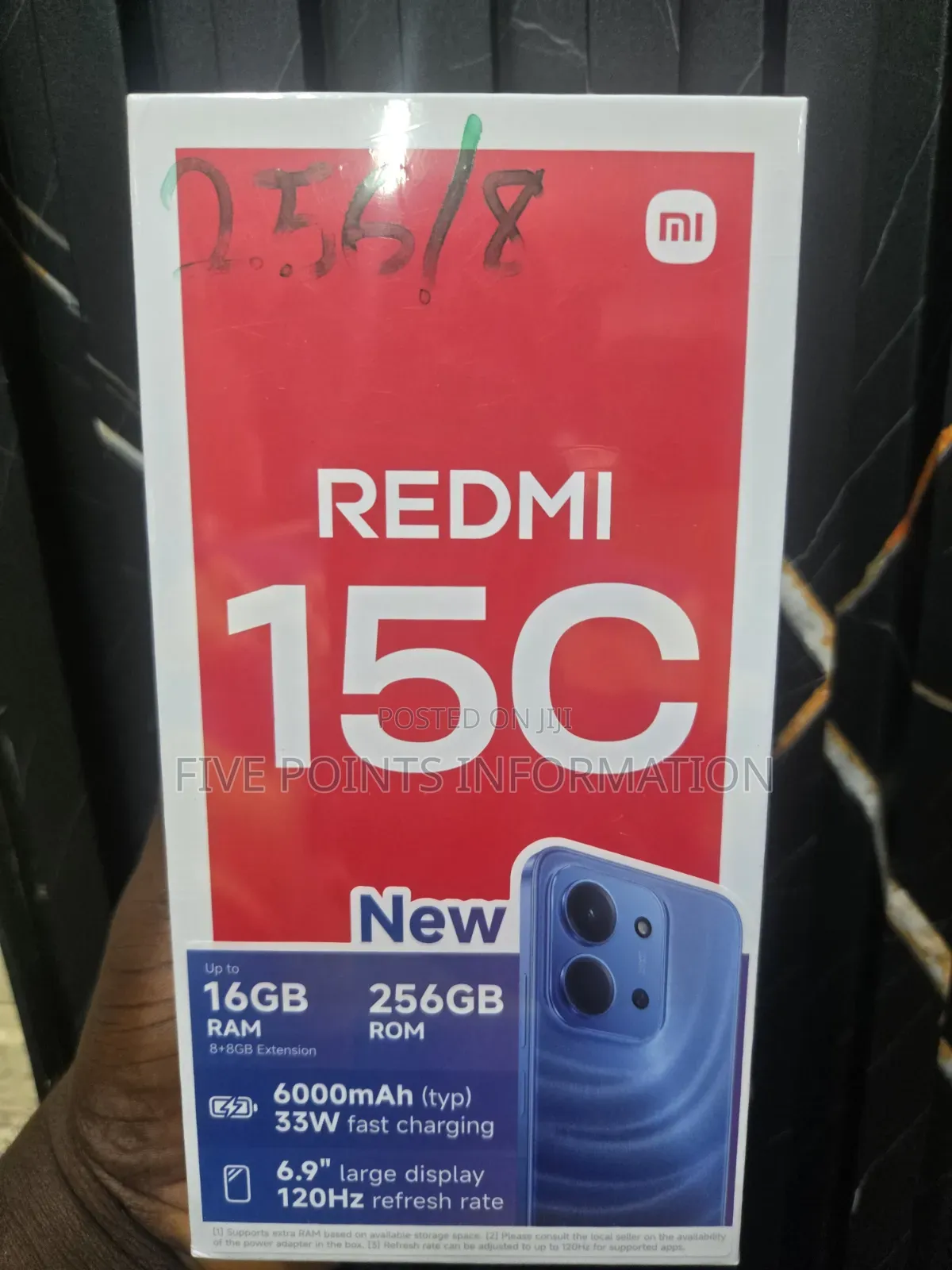New Xiaomi Redmi 15C 4G 256 GB Black