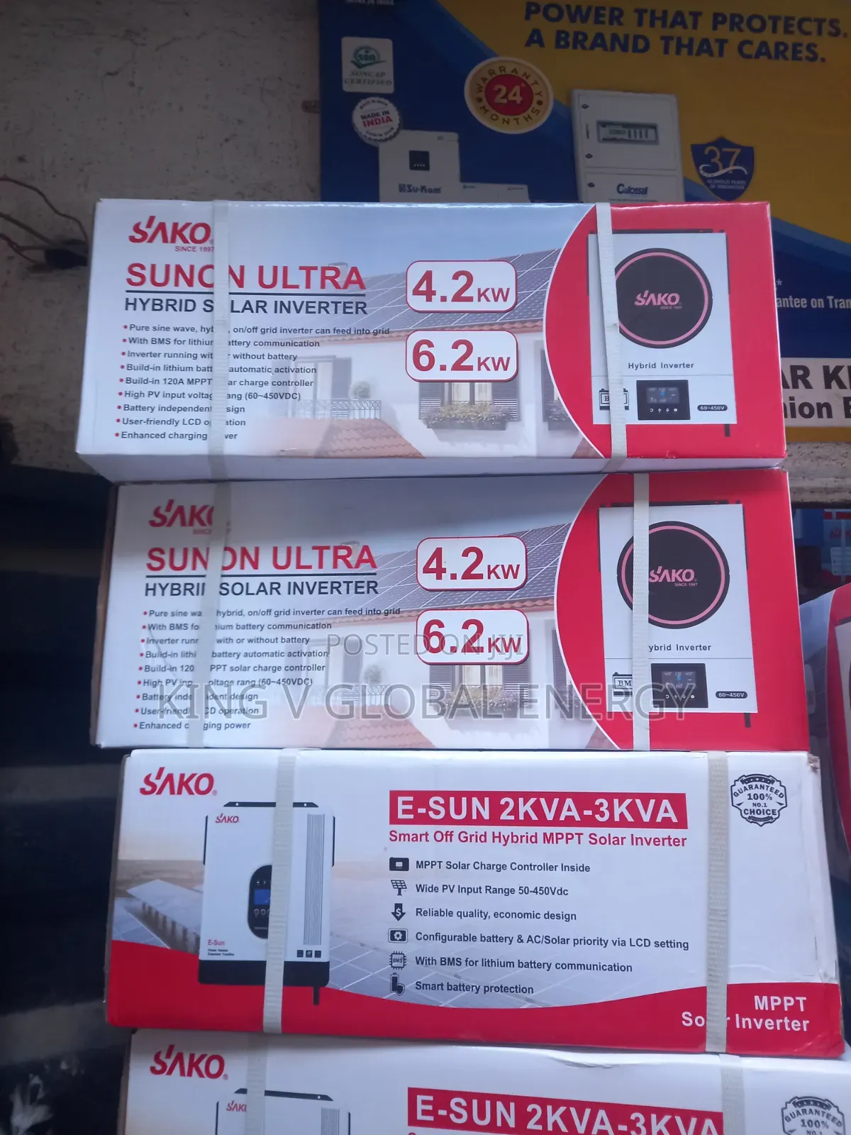 Sako 6.2kva 48v Hybrid Solar Inverter