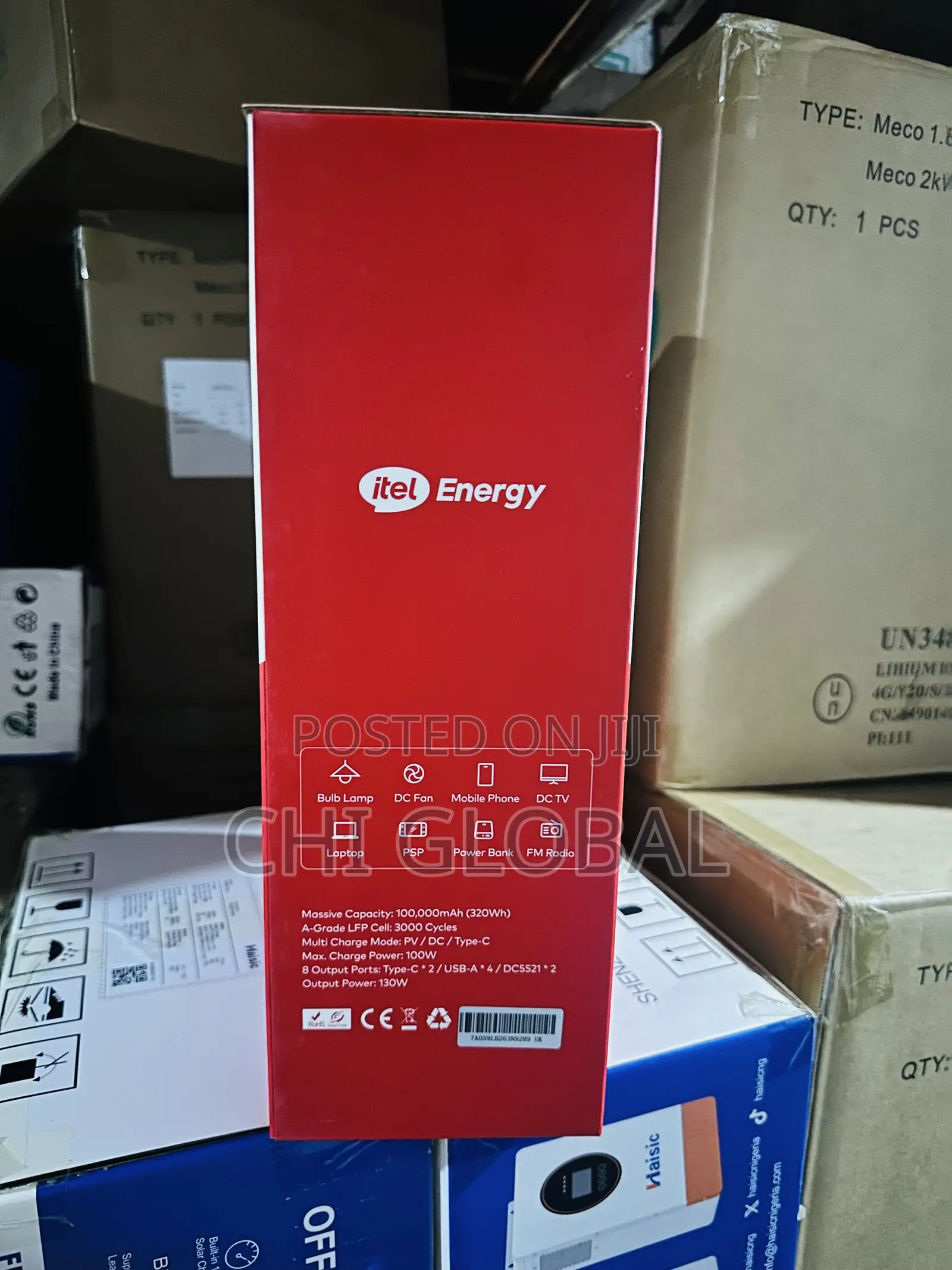 Itel Power Go 320wh 100w Solar Tank