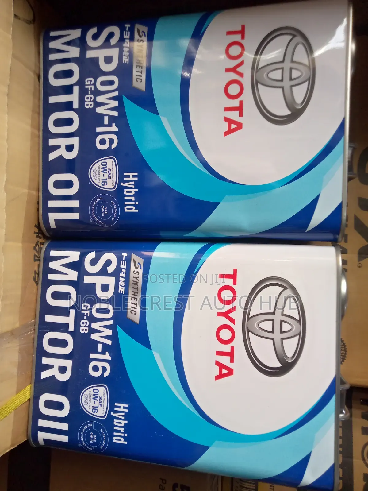 0w-16 Hybrid Toyota Engine Oil 4L for Toyota Cars