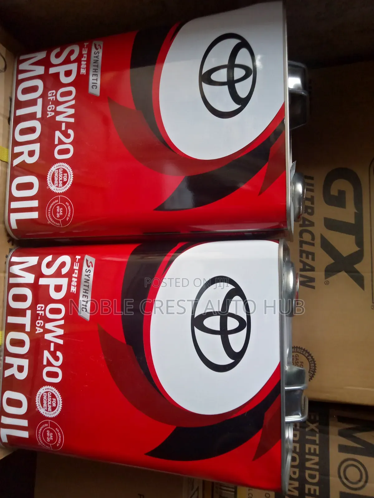 0w-20 Toyota Engine Oil for Toyota Cars With 0w-20 Specification