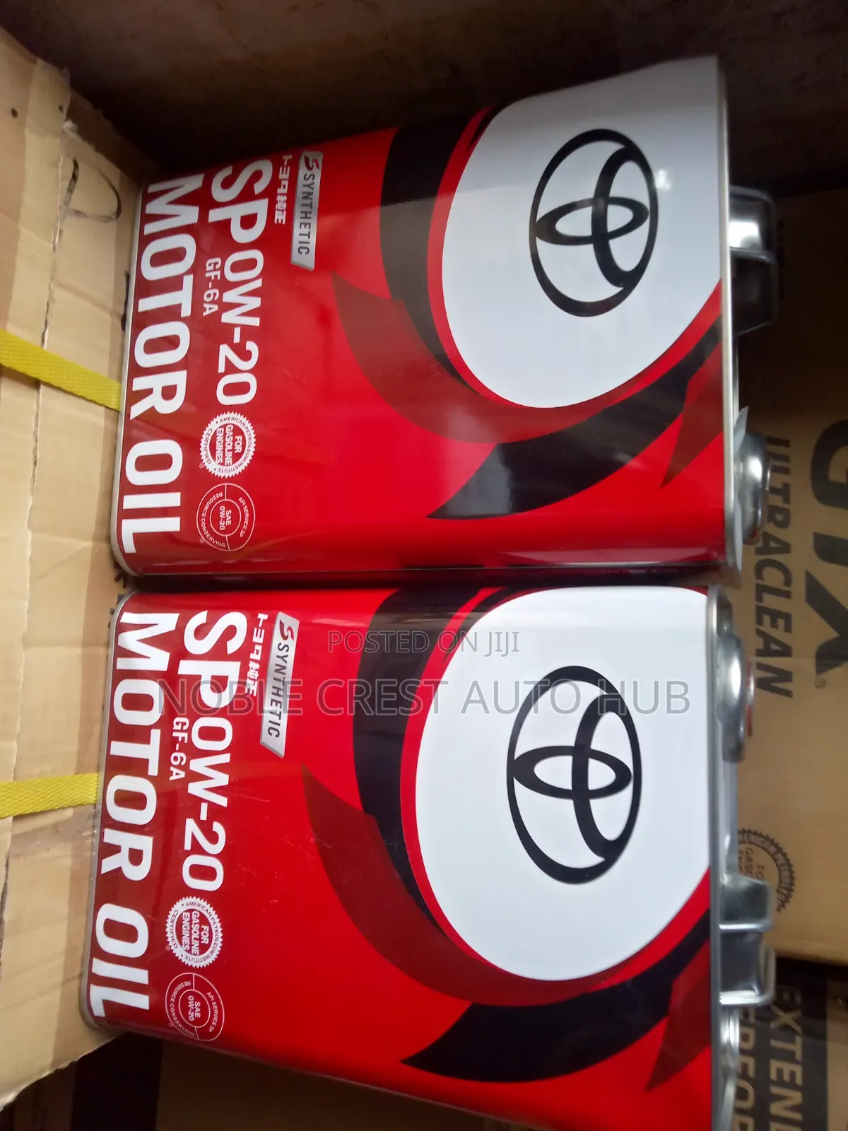 0w-20 Toyota Engine Oil for Toyota Cars With 0w-20 Specification