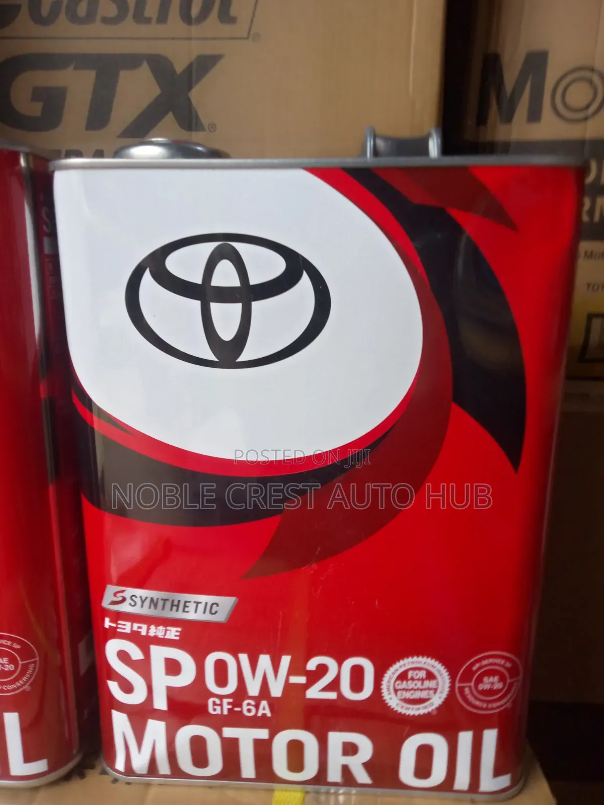 0w-20 Toyota Engine Oil for Toyota Cars With 0w-20 Specification