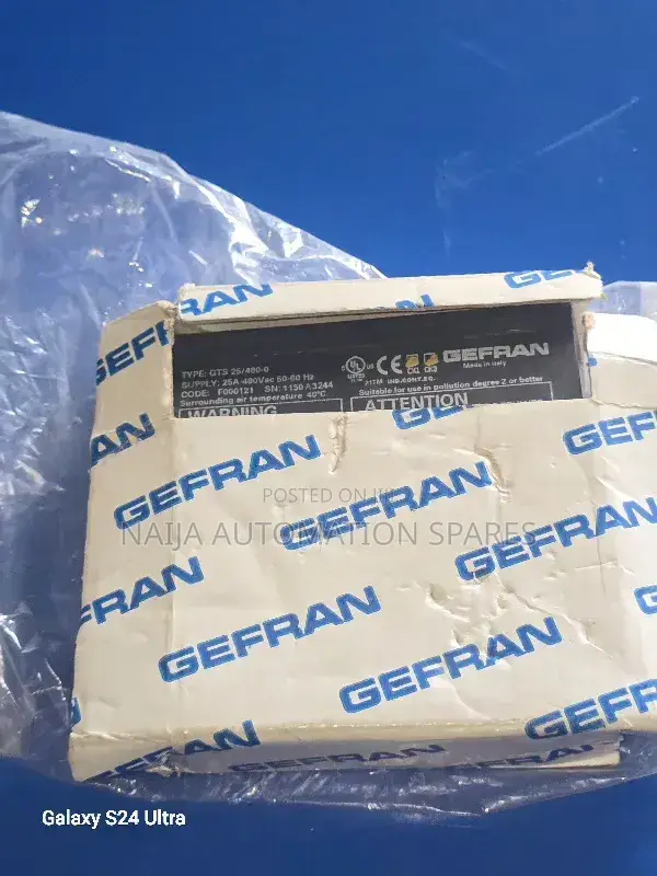Gefran | GTS 25/480-0 | Solid State Relay 25a 480vac 6-32vdc Control