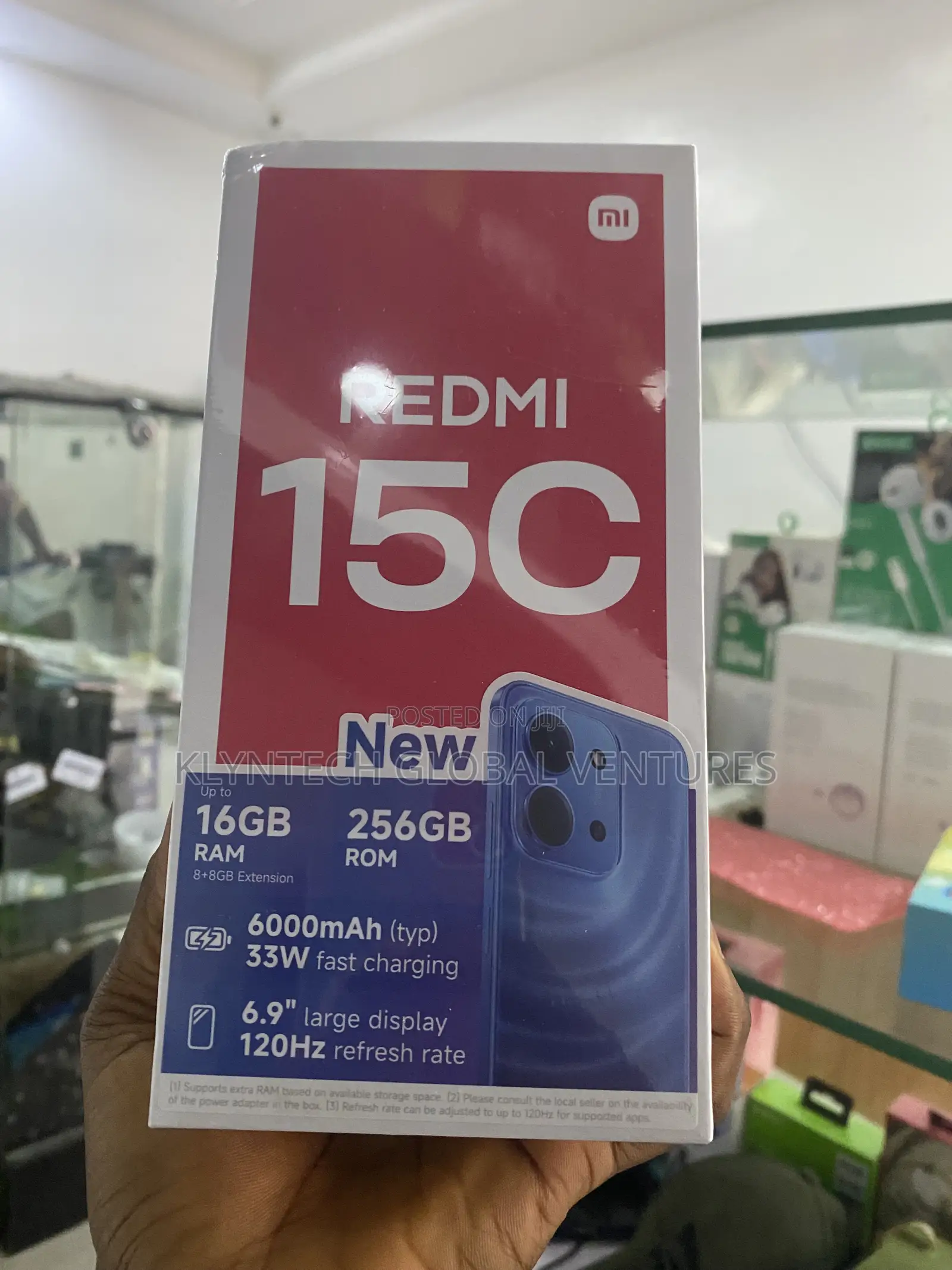 New Xiaomi Redmi 15C 4G 256 GB Black