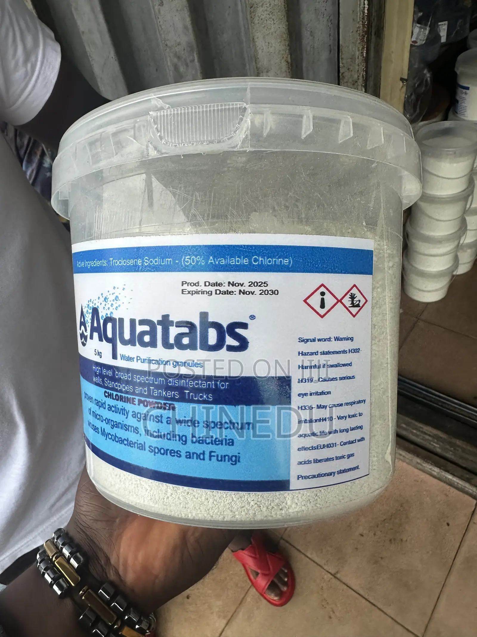 Chlorine Powder Aquatabs Water Purification Granules