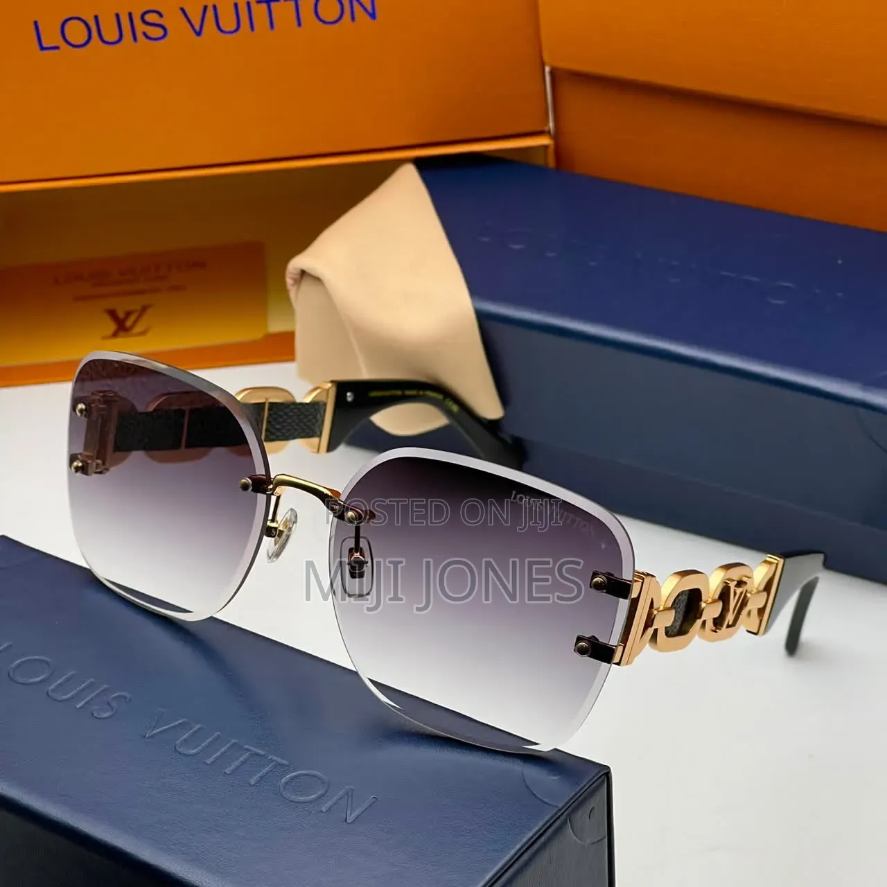 "Louis Vuitton Inspired Detailed Sunglasses"