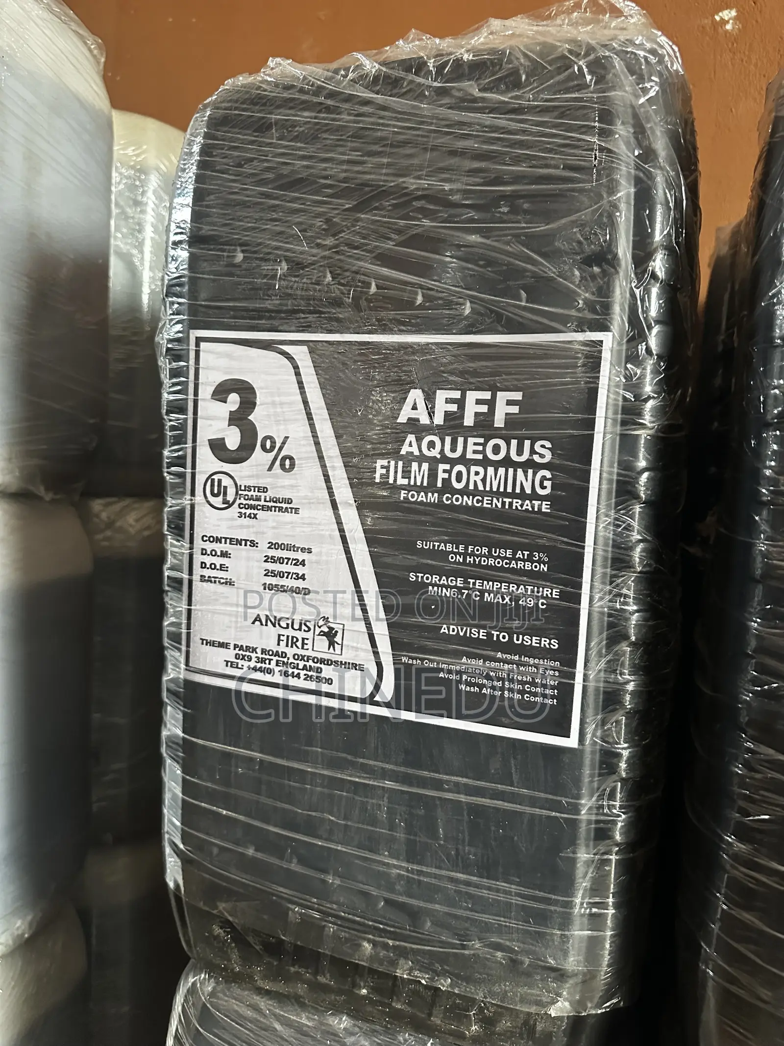 Afff 3% Fire Fighting Foam Concentrate 20l