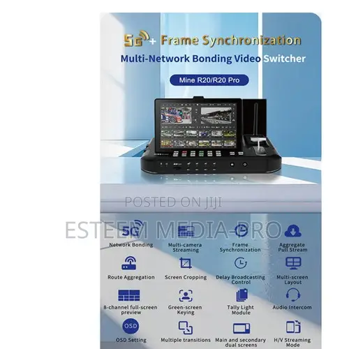 MiNE Media R20-Pro 5G Bonding Video Switcher (Black)
