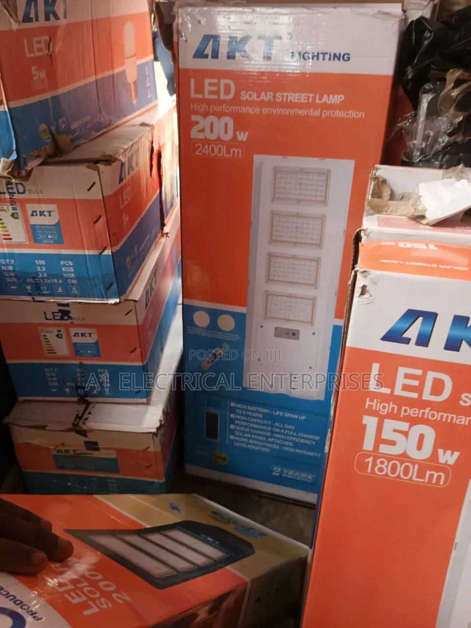 200w Solar Street Ligh Akt