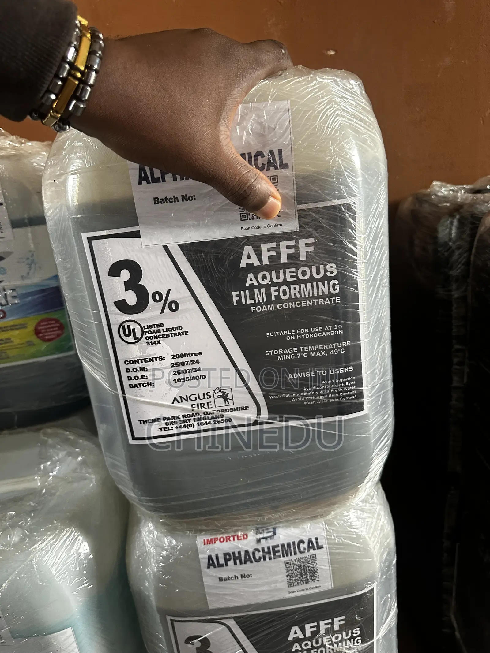 Afff 3% Fire Fighting Foam Concentrate 20l