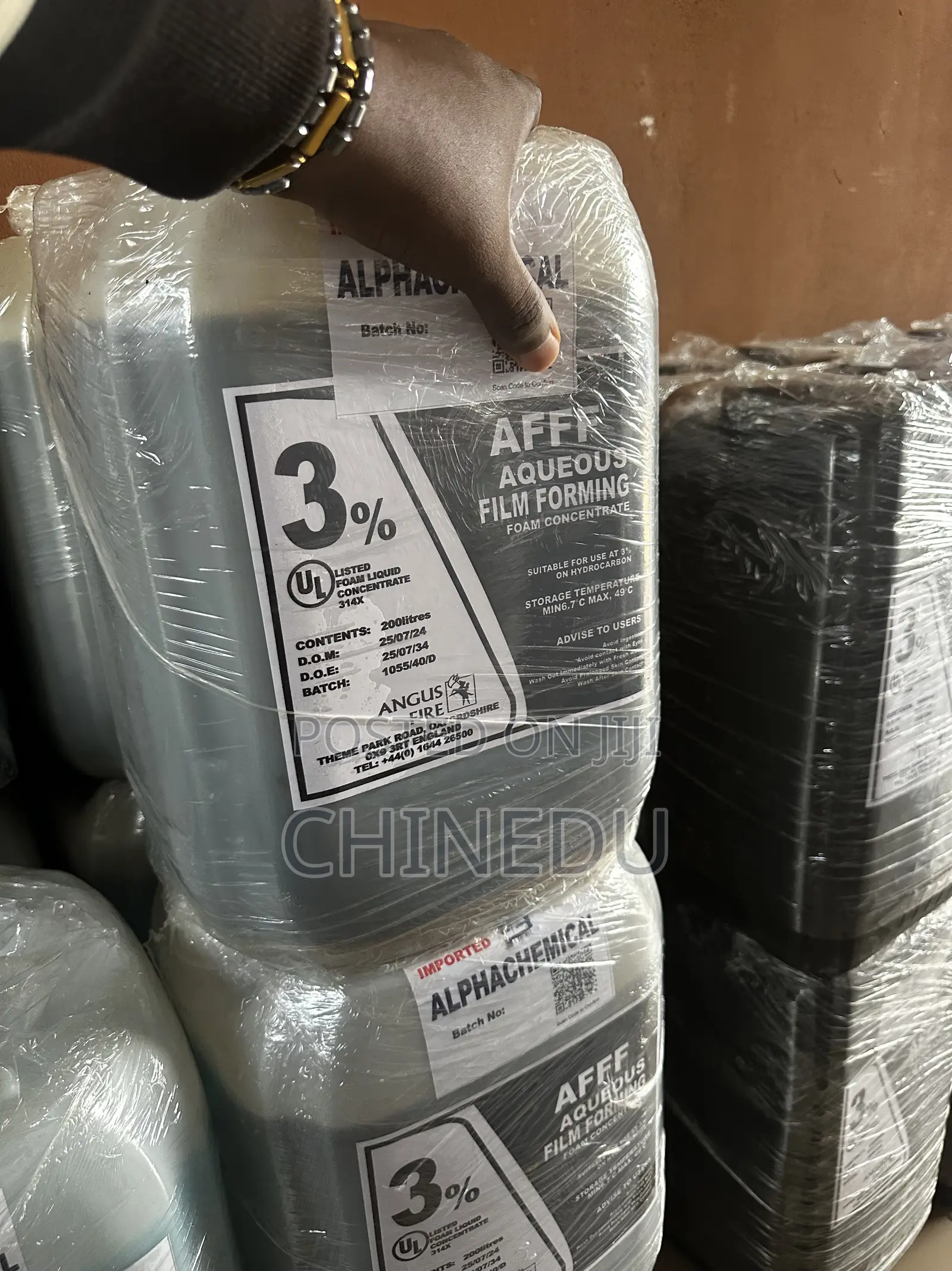 Afff 3% Fire Fighting Foam Concentrate 20l