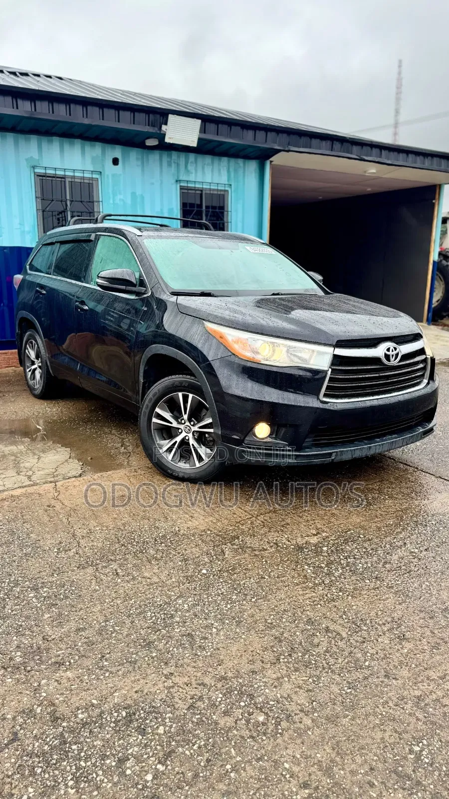Toyota Highlander XLE V6 4x2 (3.5L 6cyl 6A) 2016 Black