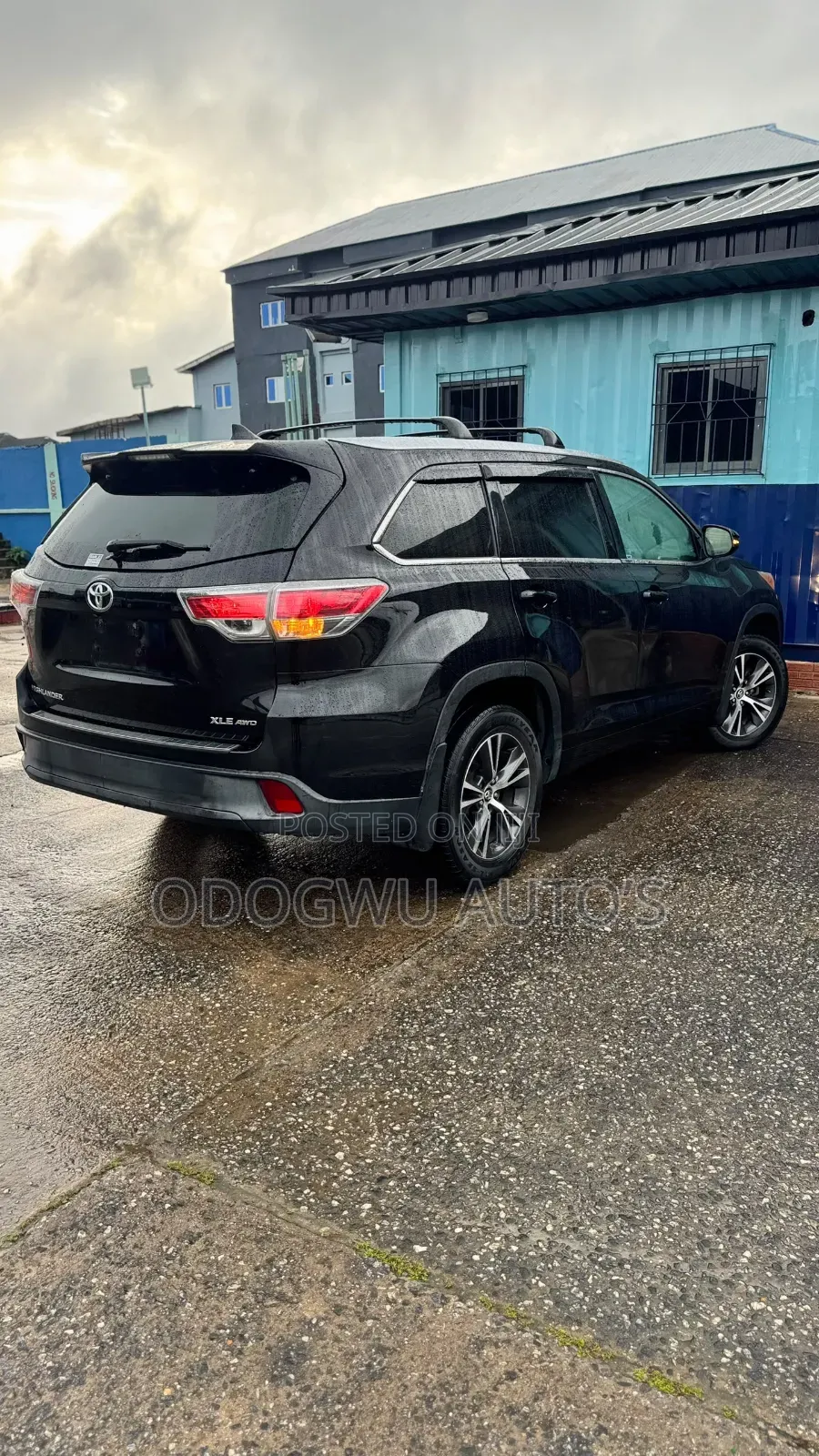 Toyota Highlander XLE V6 4x2 (3.5L 6cyl 6A) 2016 Black