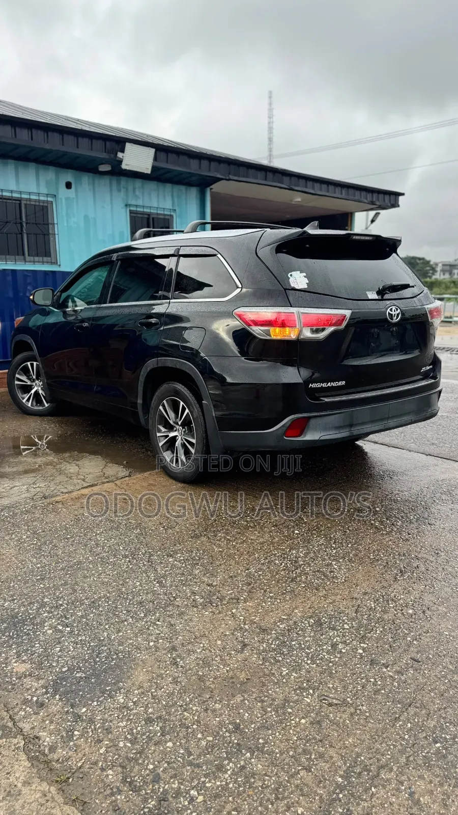 Toyota Highlander XLE V6 4x2 (3.5L 6cyl 6A) 2016 Black