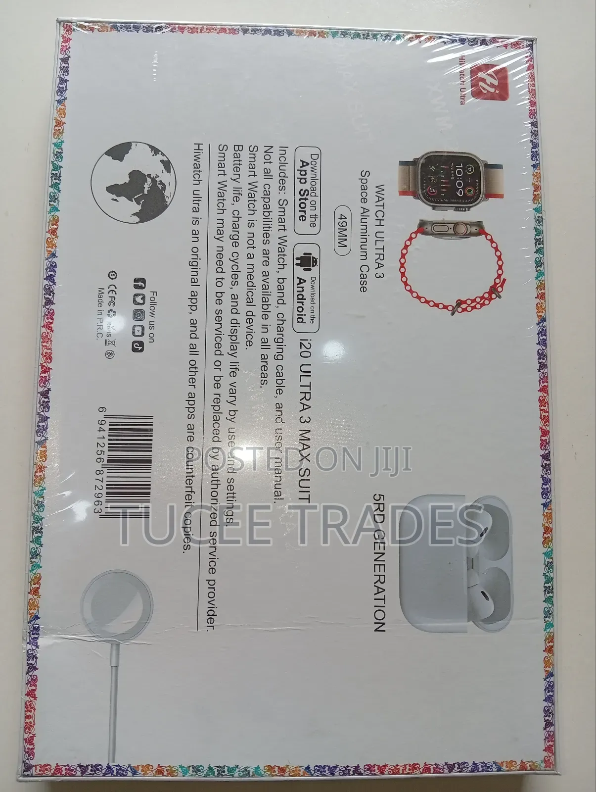 I20 Ultra 10 in 1 Smart Watch