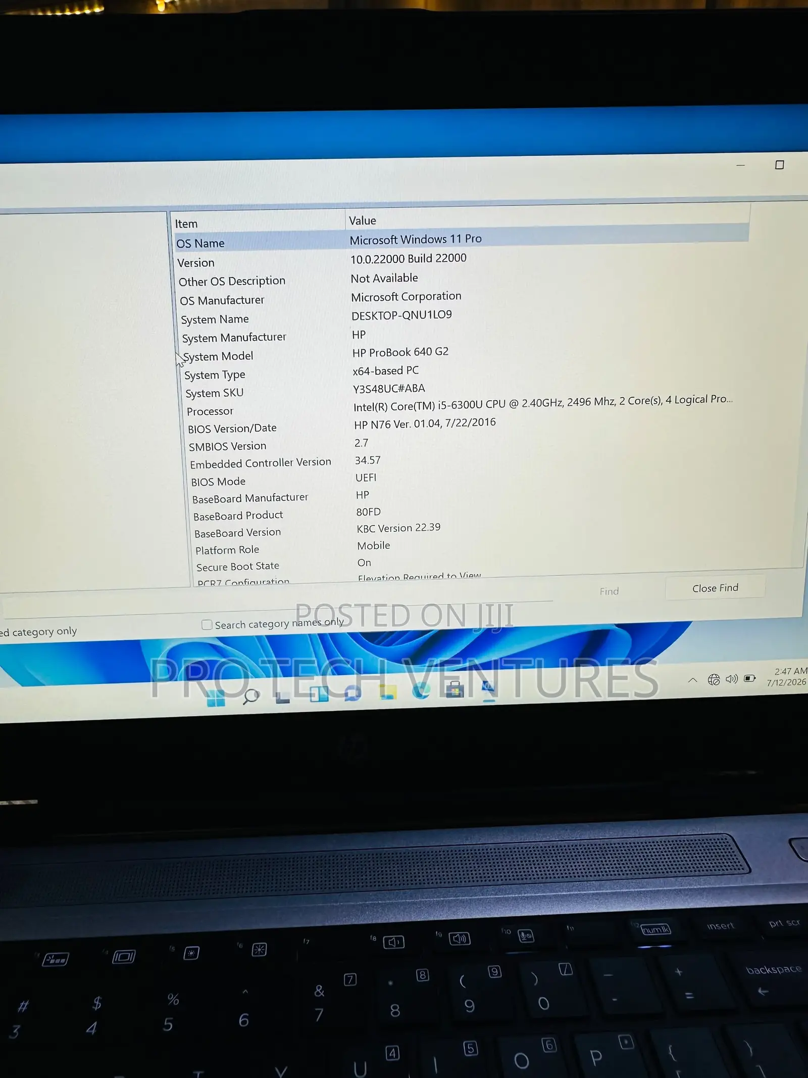 Laptop HP ProBook 640 G2 8GB Intel Core i5 SSD 256GB