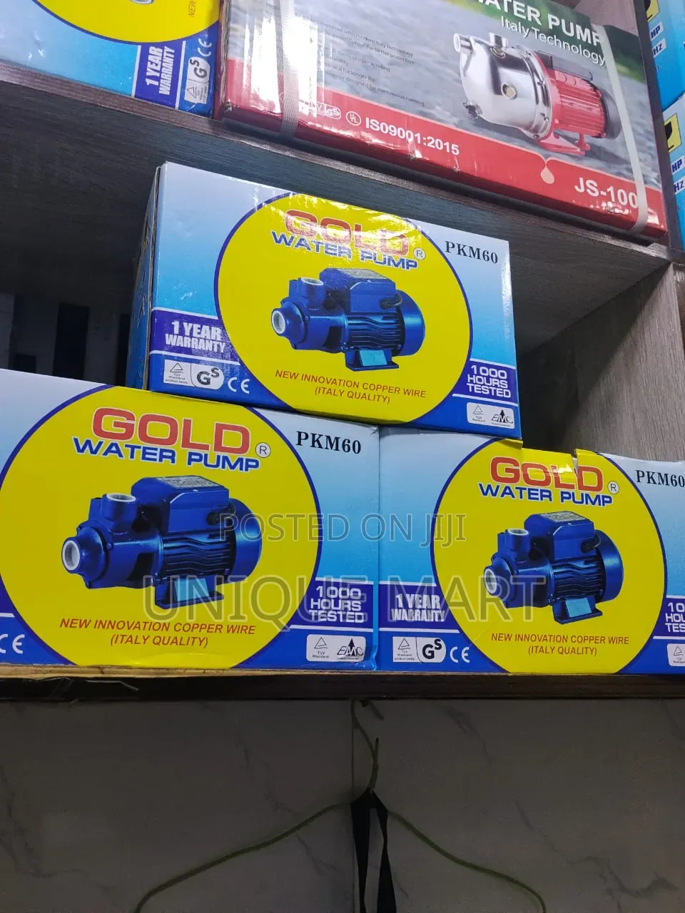 0.5Hp Surface Water Pump. Brand: Gold 100% Copper Coil L