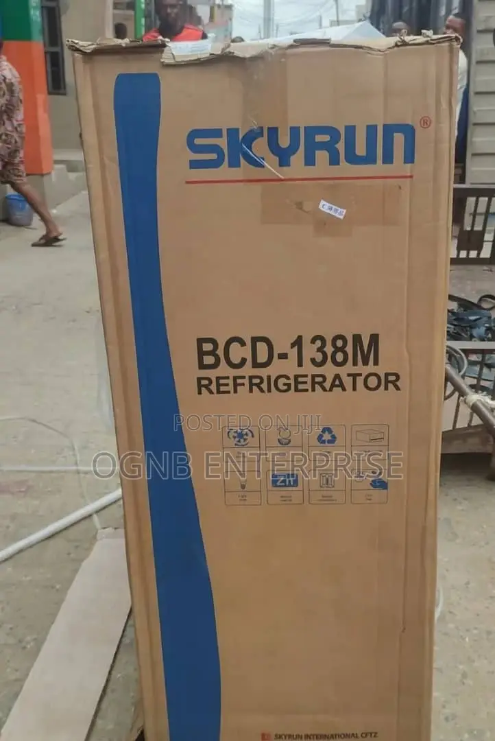 Skyrun Upright Double Door Refrigerator