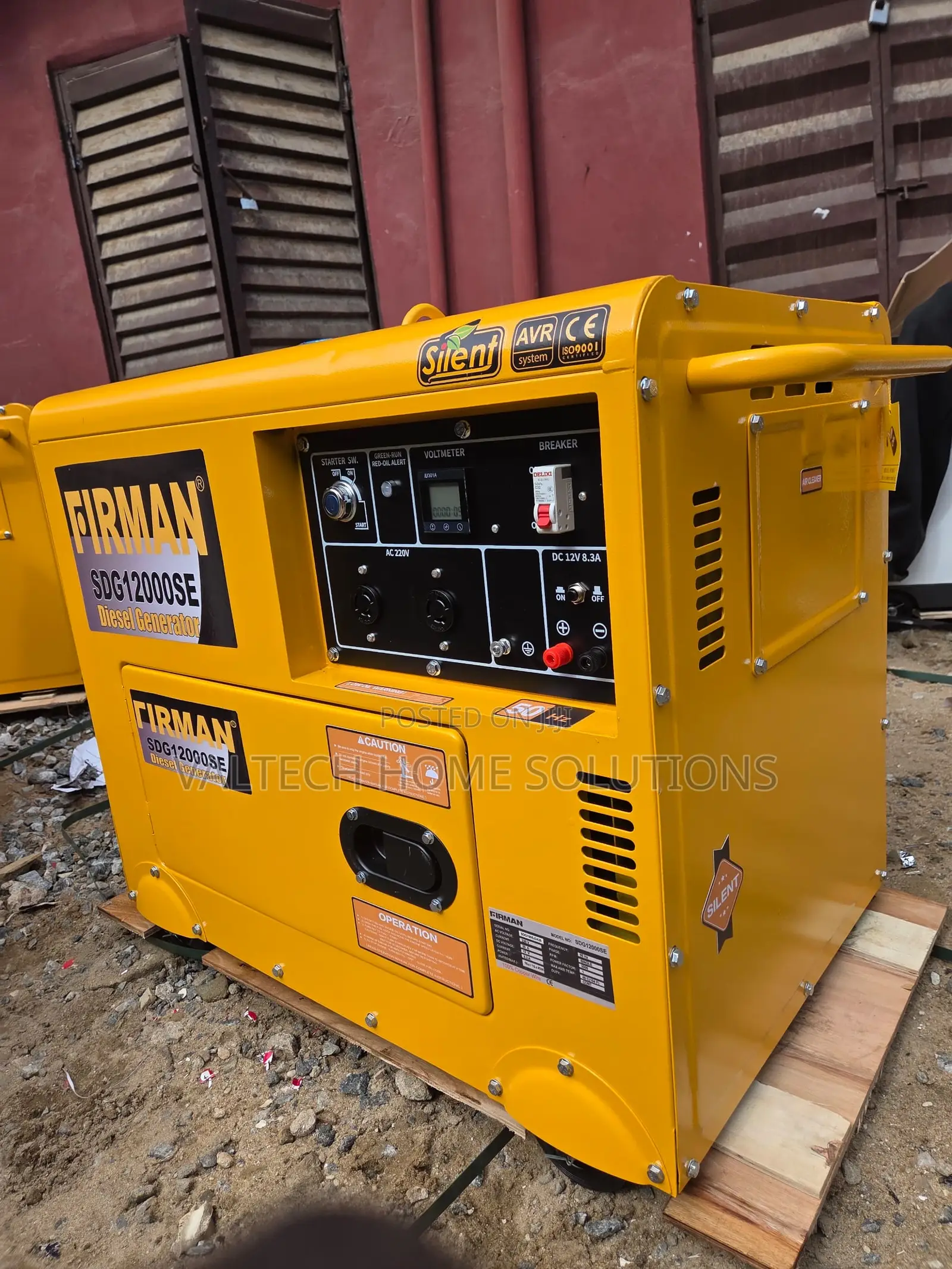 Fireman 12.5KVA Soundproof Diesel Generator – Power You Can Trust