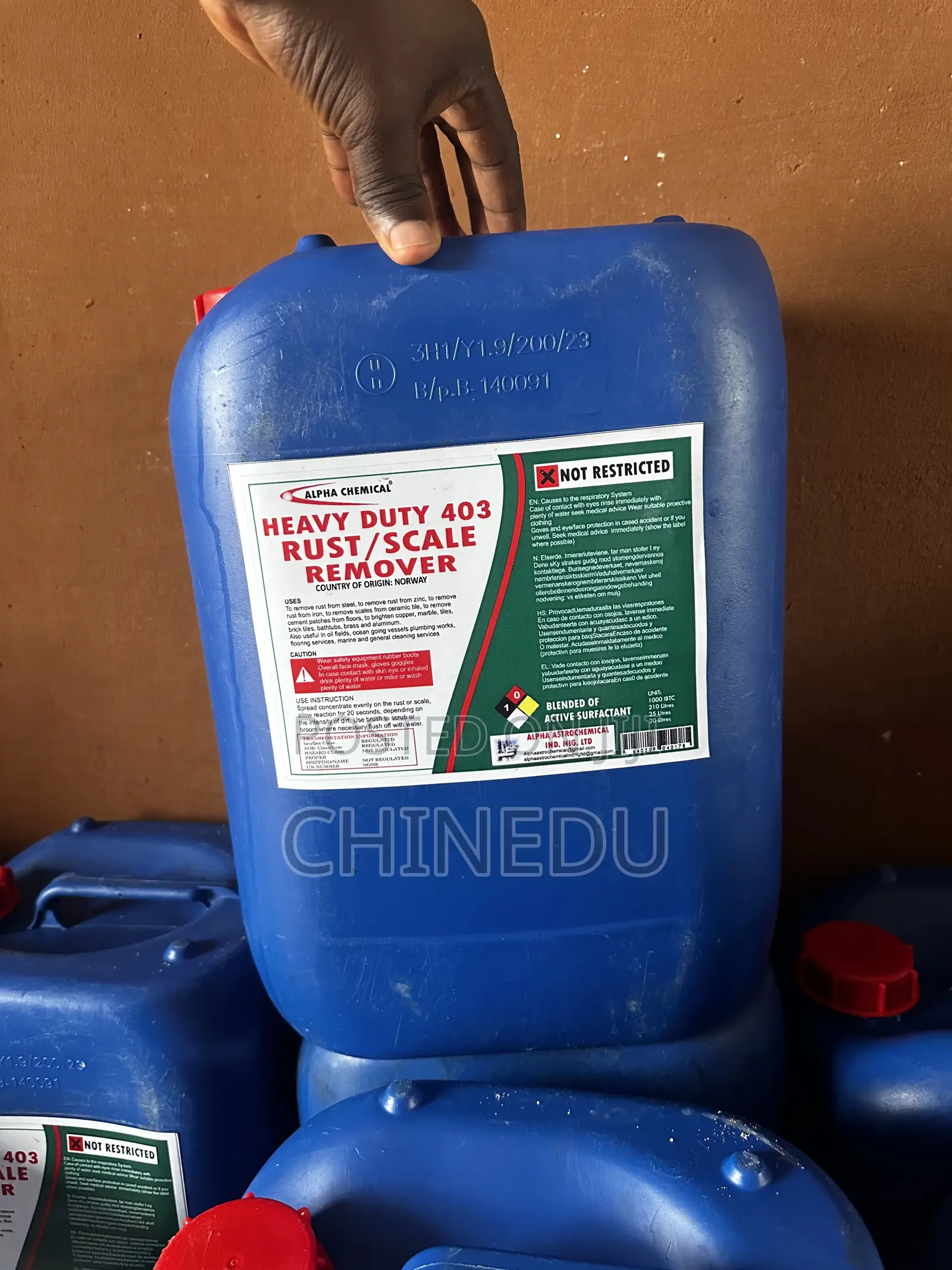 Heavy Duty 403 Rust/Scale Remover 20l
