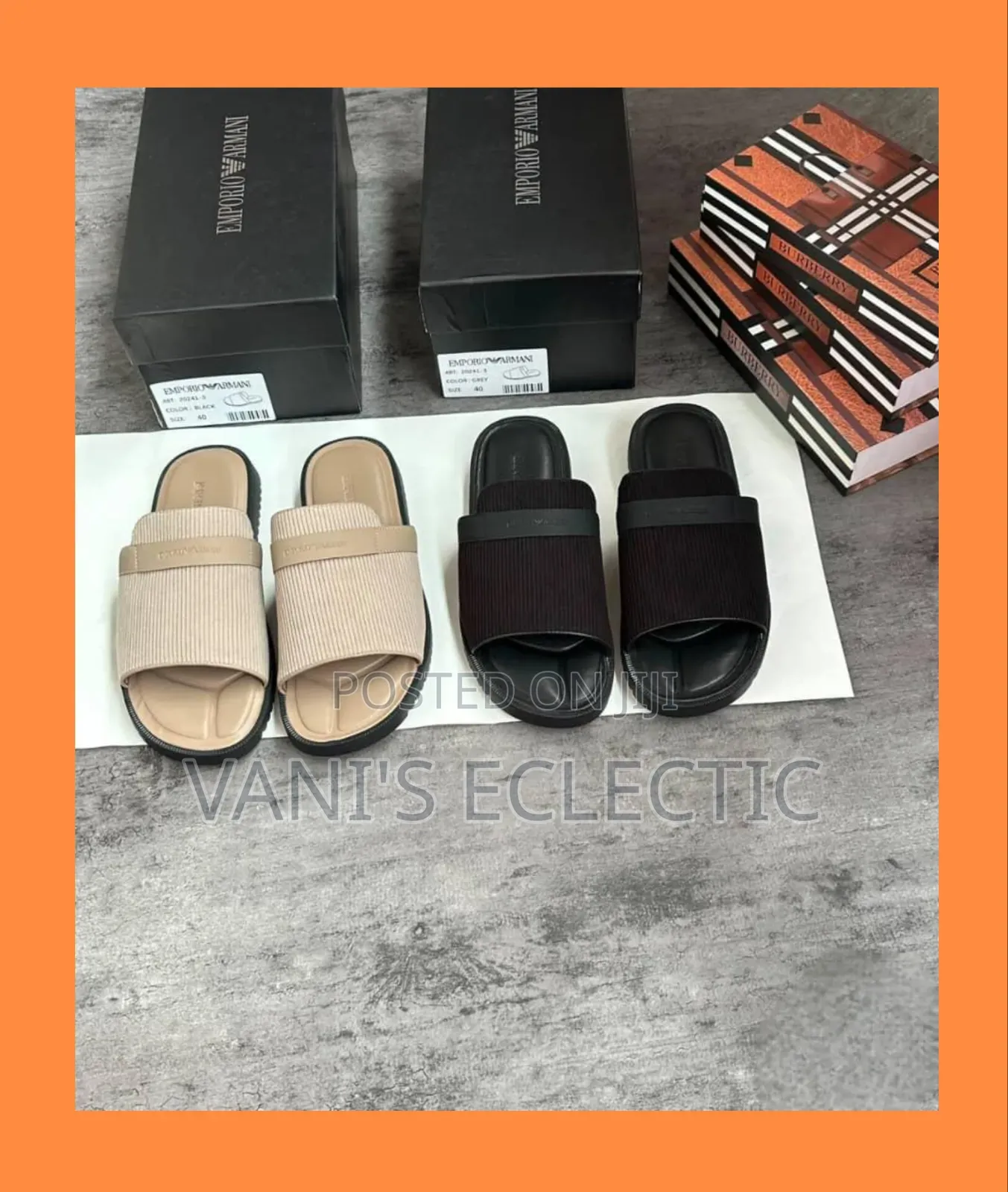 Emporio Armani Slides
