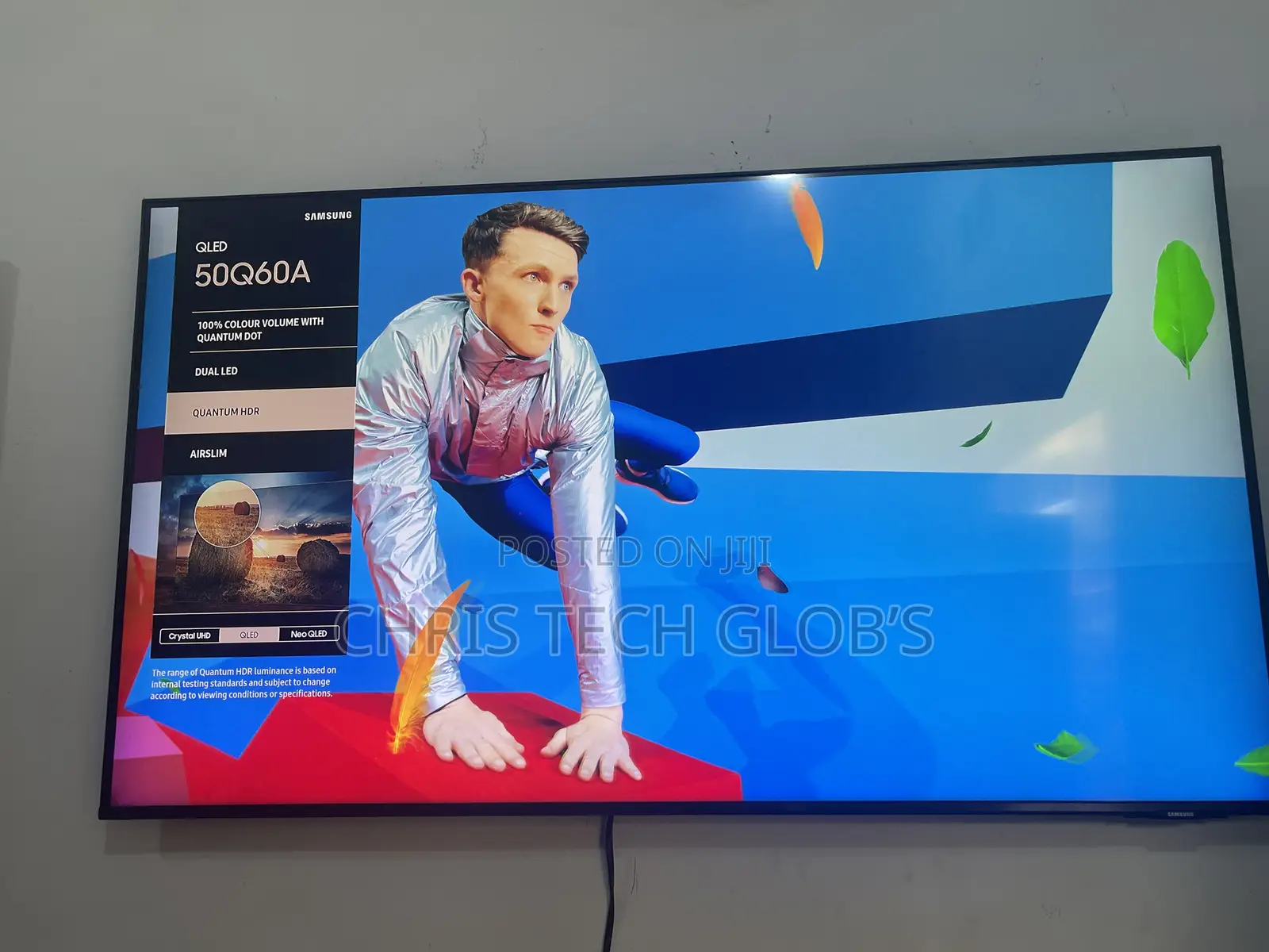 Samsung Qled Airslim 50inches Smart TV 50Q60A
