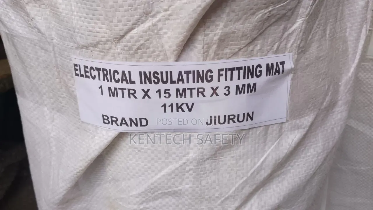 3mm Electrical Rubber Mat 10mtr X1mtr Smooth and Rough Type Inside