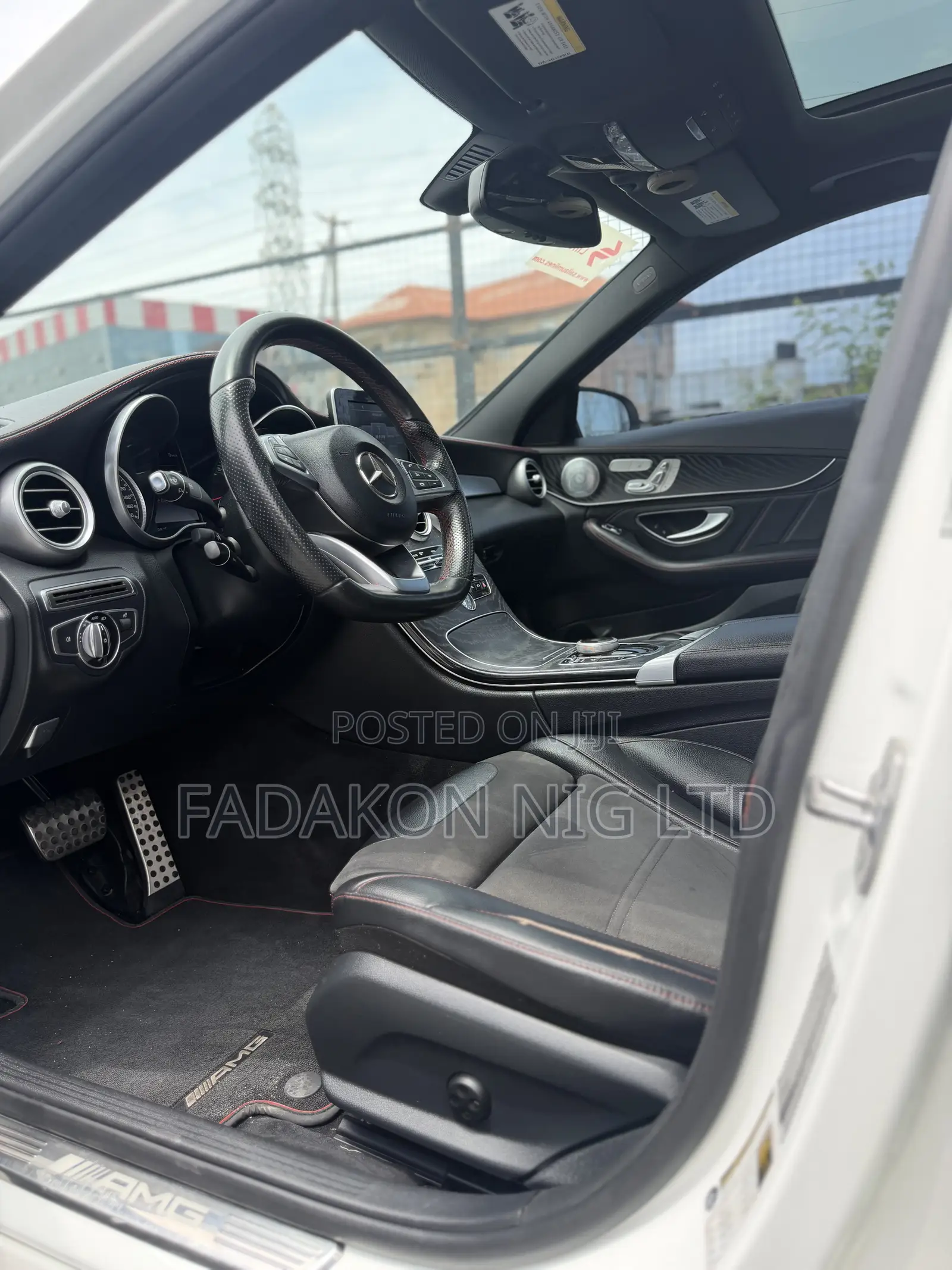 Mercedes-Benz C43 4Matic Sedan AWD (3.0L V6 9AM) 2017 White