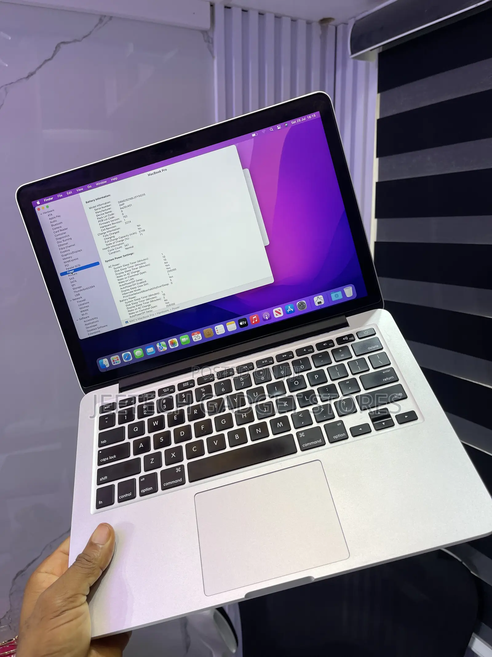 Laptop Apple MacBook Pro 2015 16GB Intel Core i7 SSD 512GB
