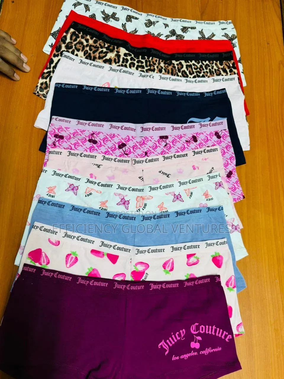 6-in-1 Women's Cotton Boy-Short Panties Set–Assorted Prints Colors