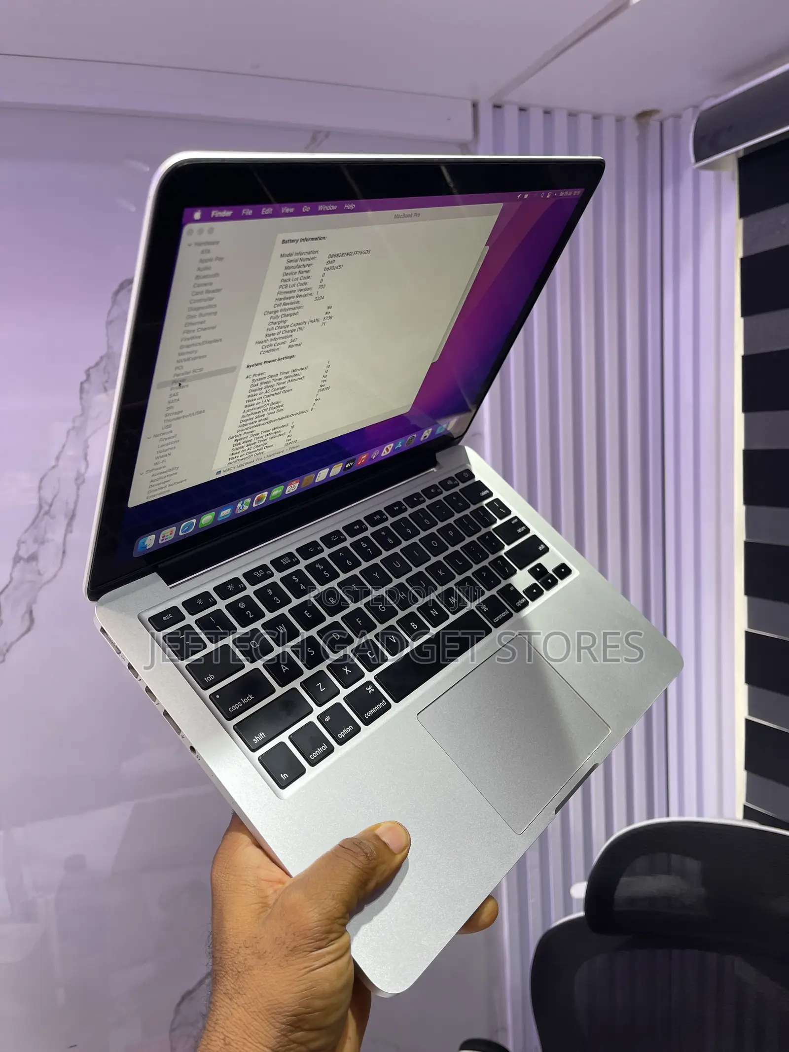 Laptop Apple MacBook Pro 2015 16GB Intel Core i7 SSD 512GB