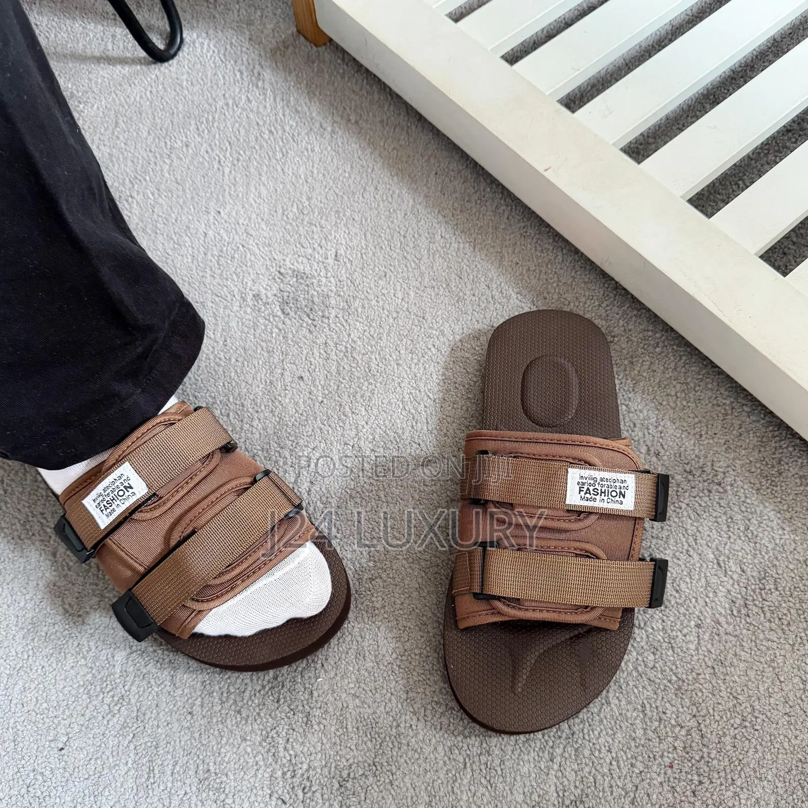 Premium Tech Slides (Low Sole) Available in Store in Four (4) Colors