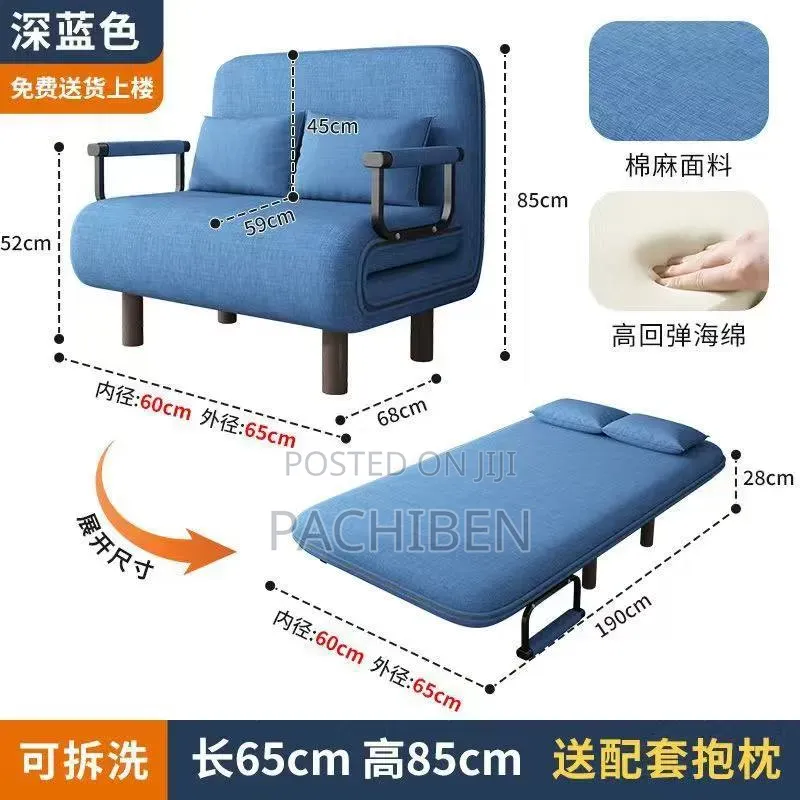 3in1 Sofa Bed N Chair 2 Pillows