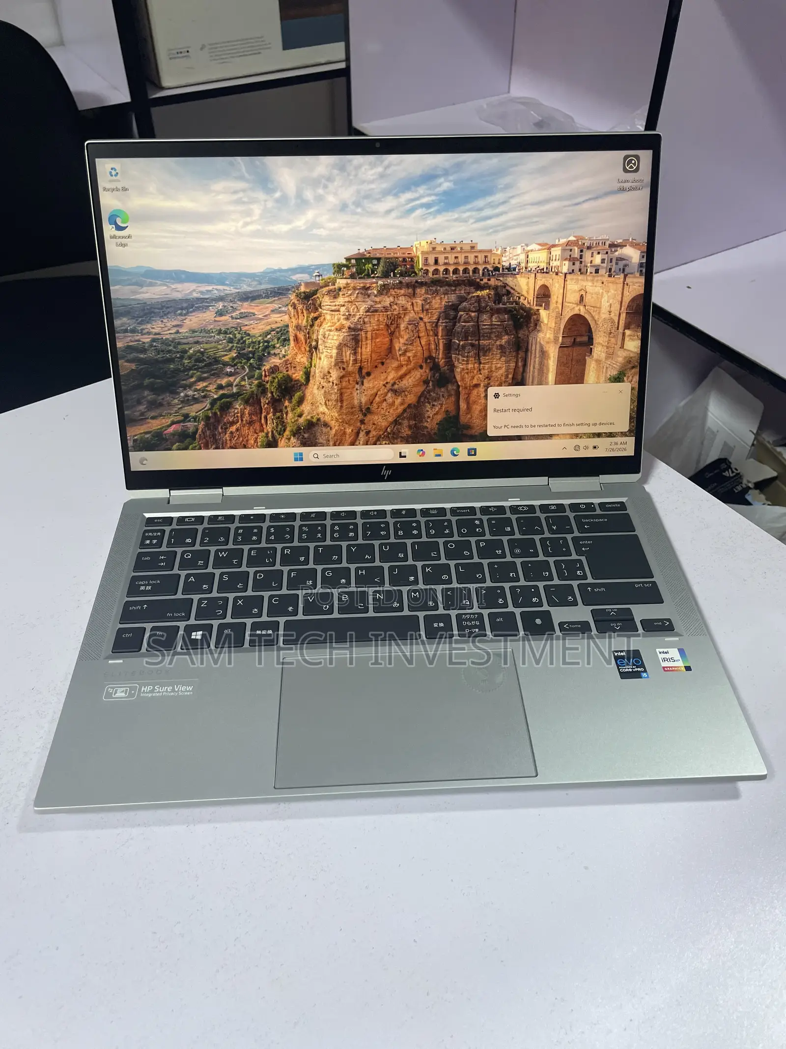 Laptop HP EliteBook 1040 G8 8GB Intel Core i5 SSD 256GB