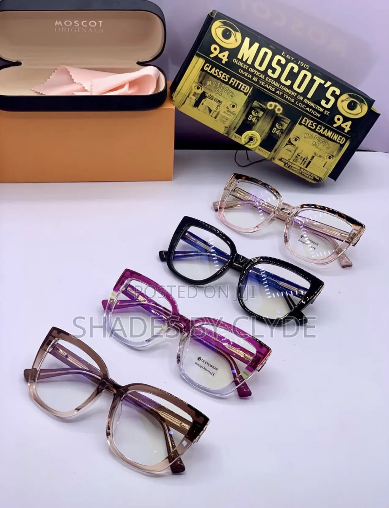 Stylish MOSCOT ORIGINALS Inspired Eyeglasses - Blue Light Blocking