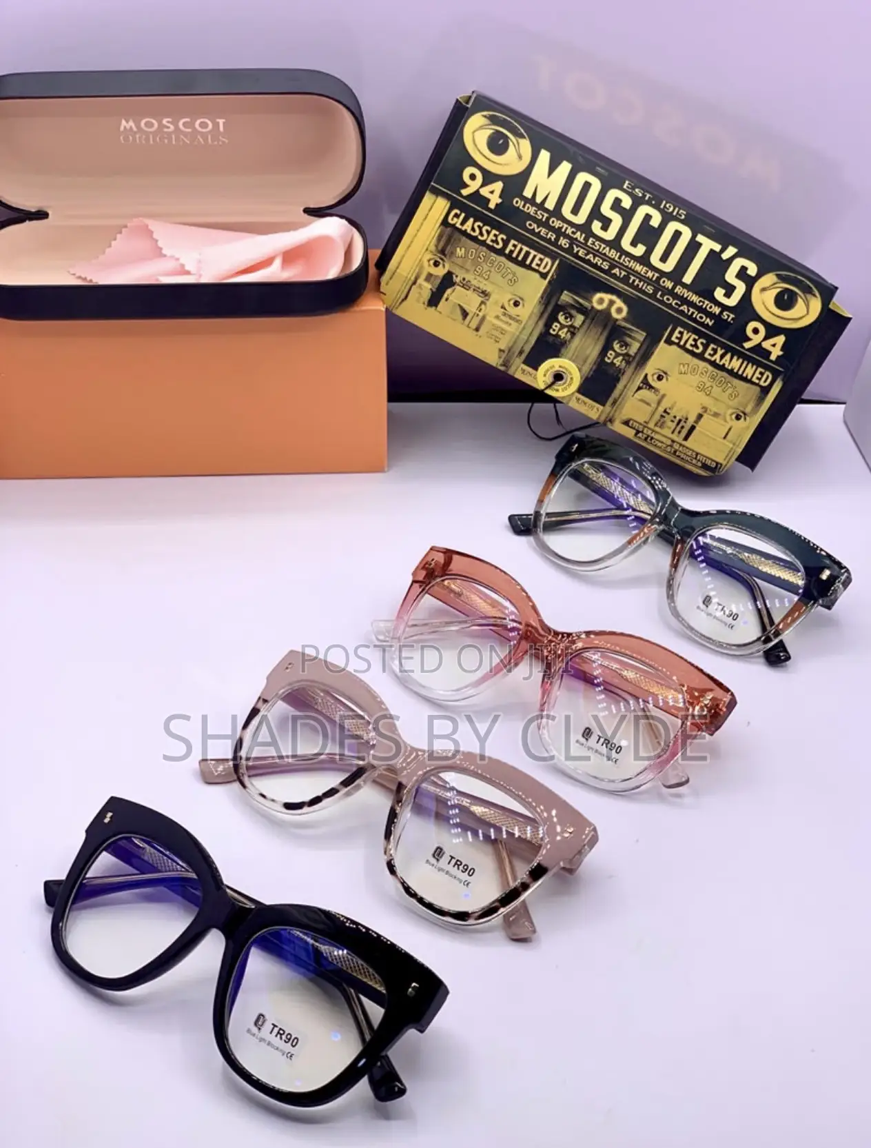 Stylish MOSCOT ORIGINALS Inspired Eyeglasses - Blue Light Blocking