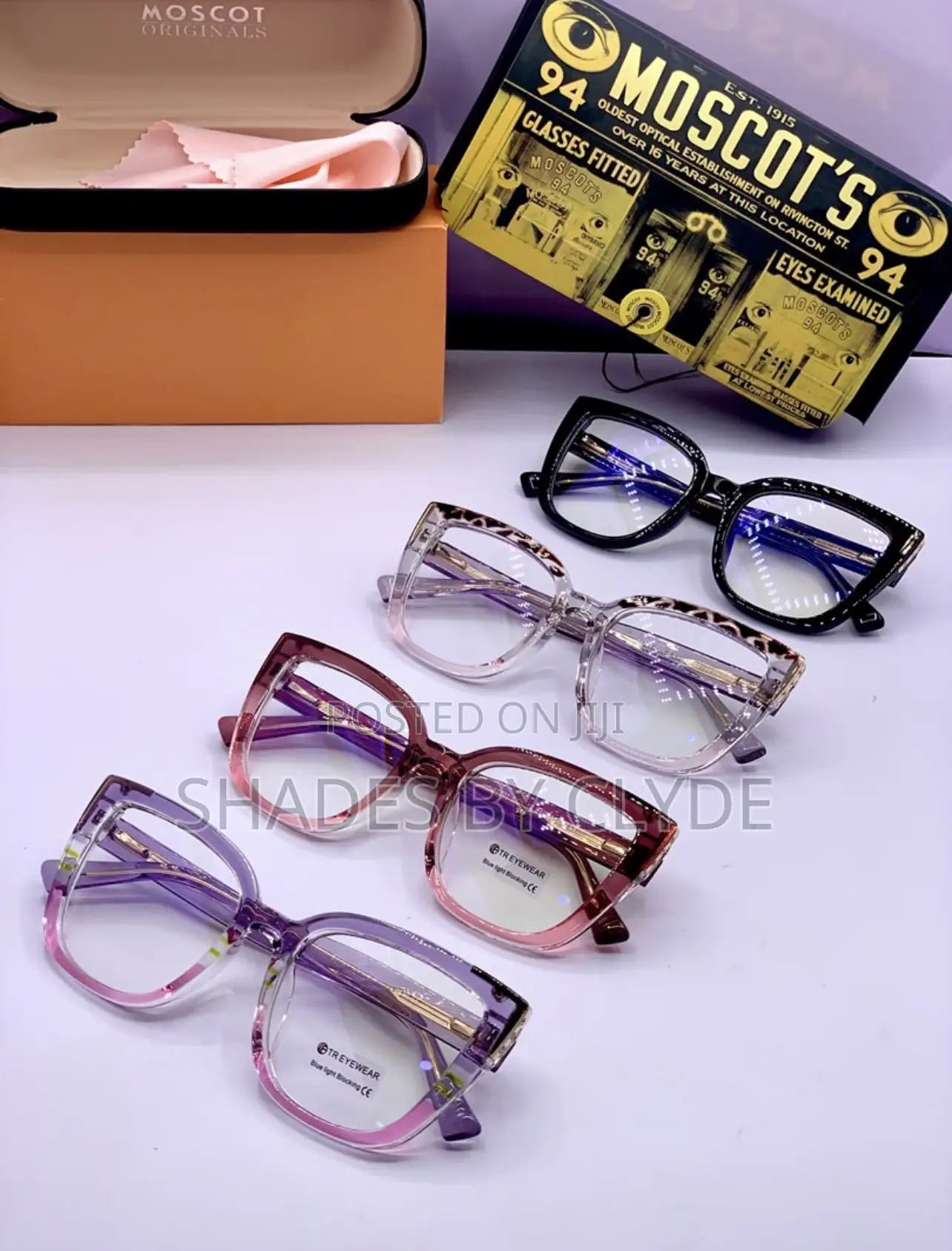 Stylish MOSCOT ORIGINALS Inspired Eyeglasses - Blue Light Blocking