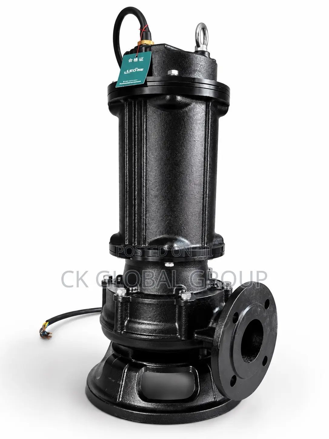 LEO 5.5kW (7.5HP) Industrial Submersible Sewage Pump | 30m Head