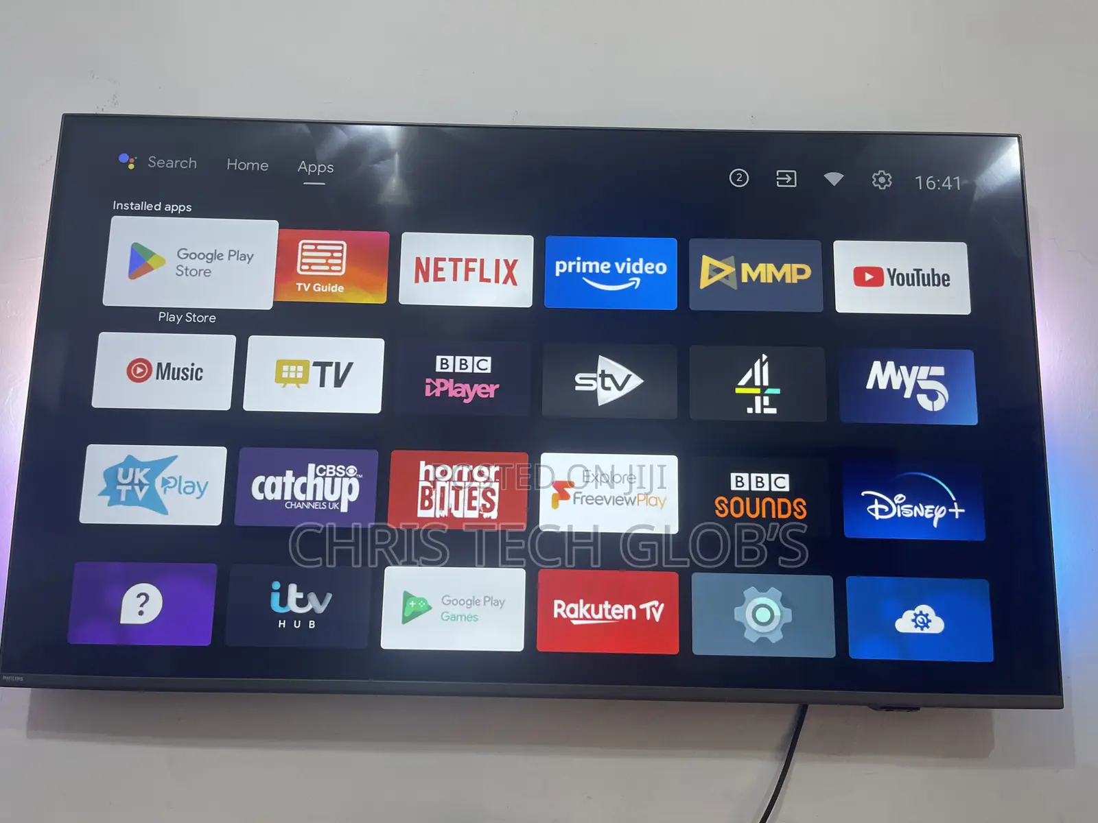 Philip 55inches Android TV 2023 Year Model With Ambi Light Display