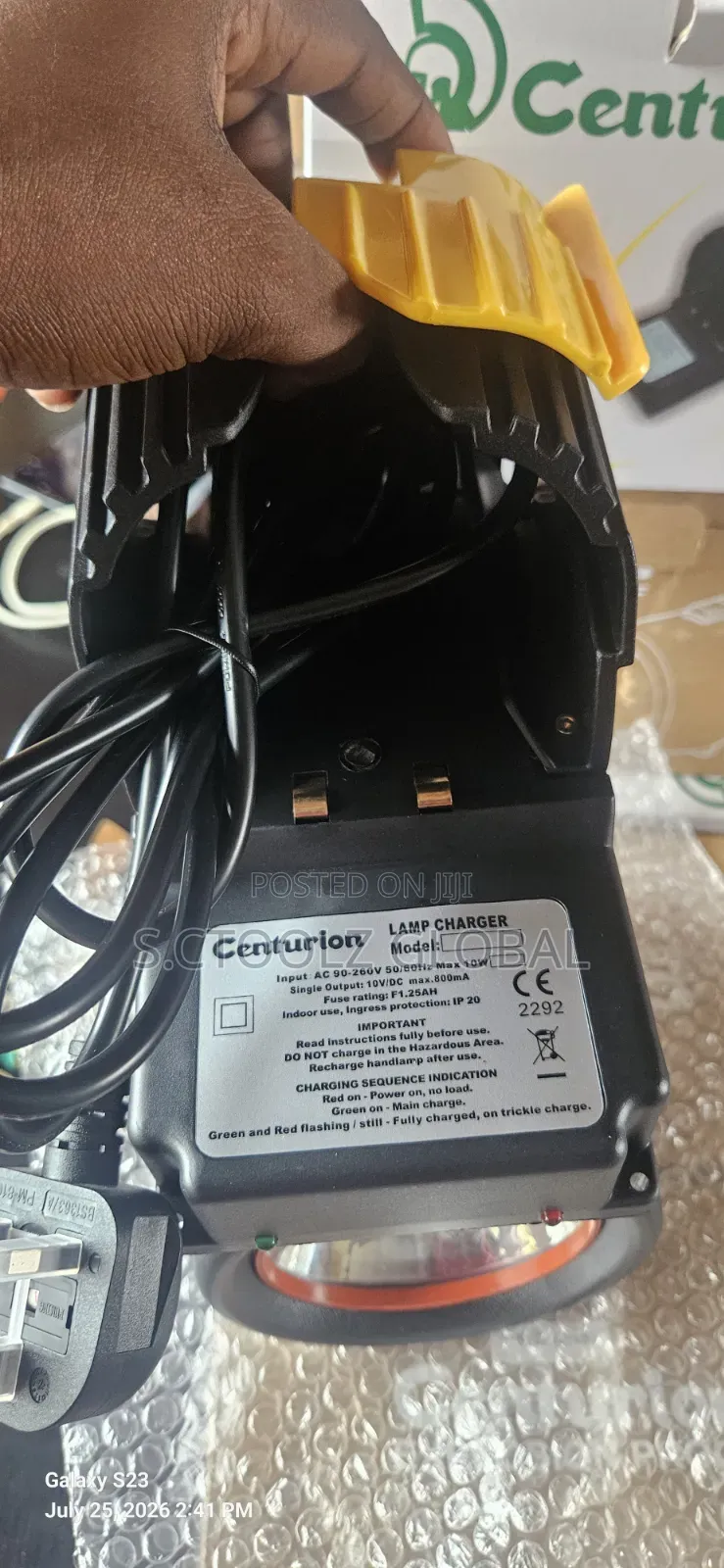 Centurion Ex Rechargeable Hand Torch