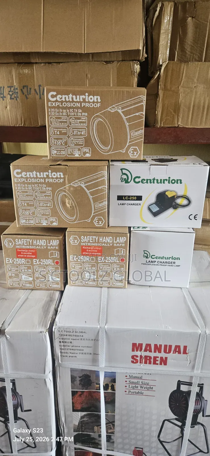 Centurion Ex Rechargeable Hand Torch