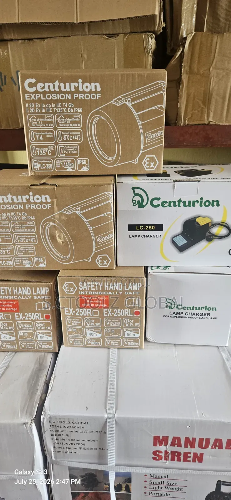 Centurion Ex Rechargeable Hand Torch