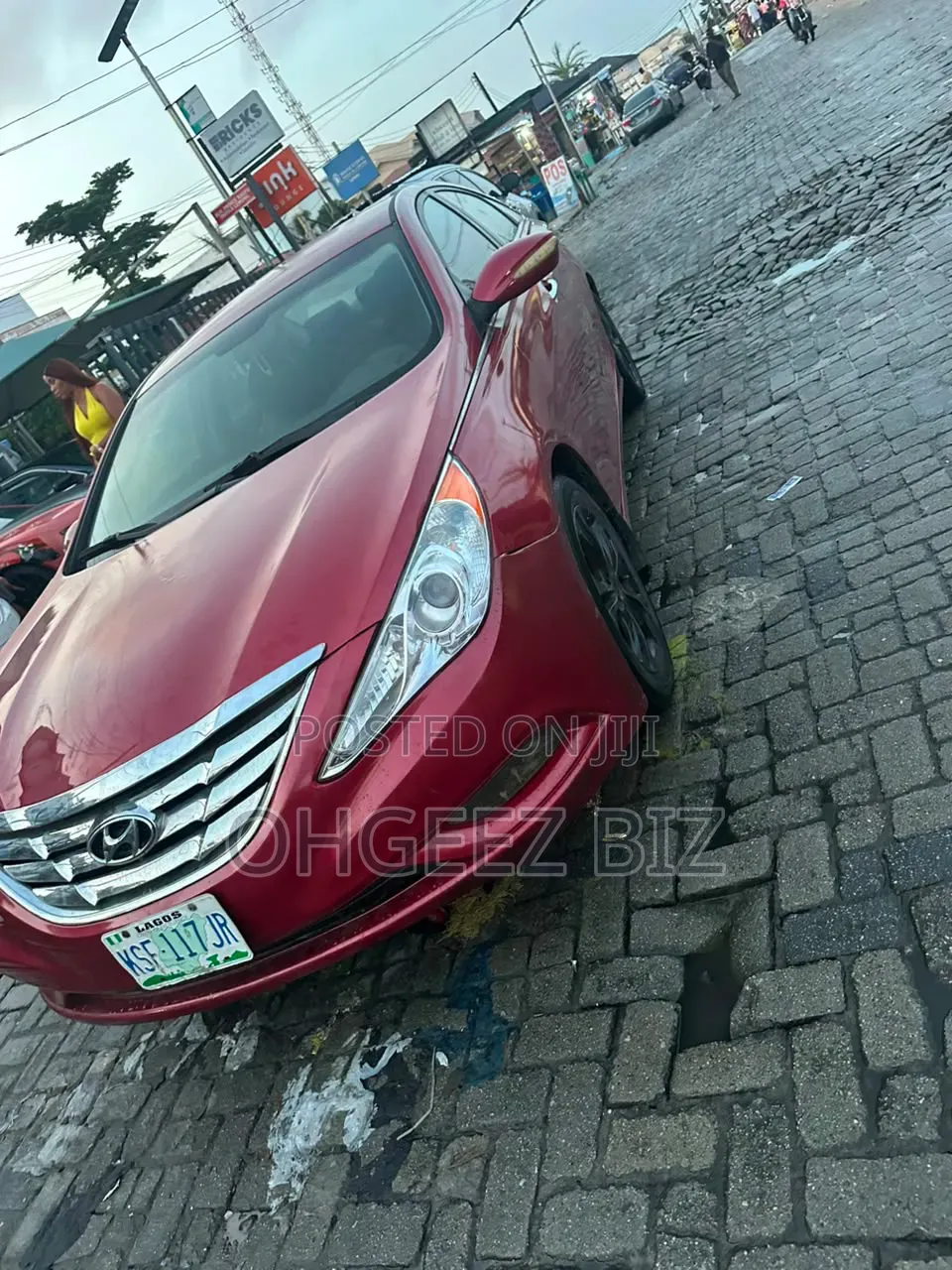 Hyundai Sonata Limited 2.0T Sedan (2.0L 4cyl 6A) 2013 Red