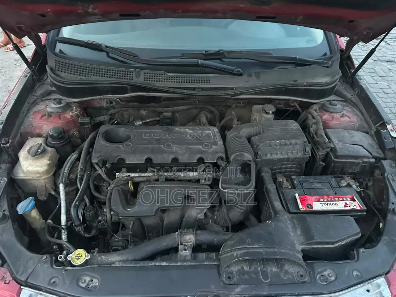 Hyundai Sonata Limited 2.0T Sedan (2.0L 4cyl 6A) 2013 Red
