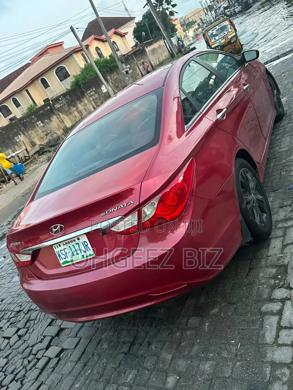 Hyundai Sonata Limited 2.0T Sedan (2.0L 4cyl 6A) 2013 Red