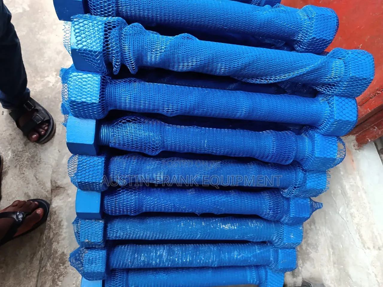 2" Stud Bolts and Nuts Xylan or PTFE Coated