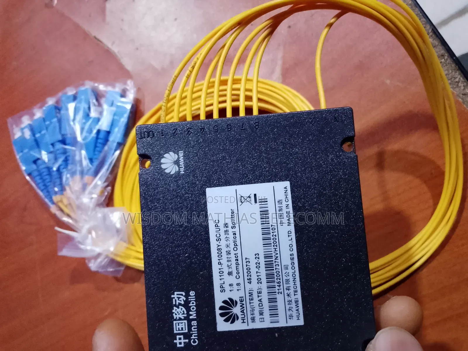 “Huawei 1:8 PLC Fiber Optic Splitter SC/UPC