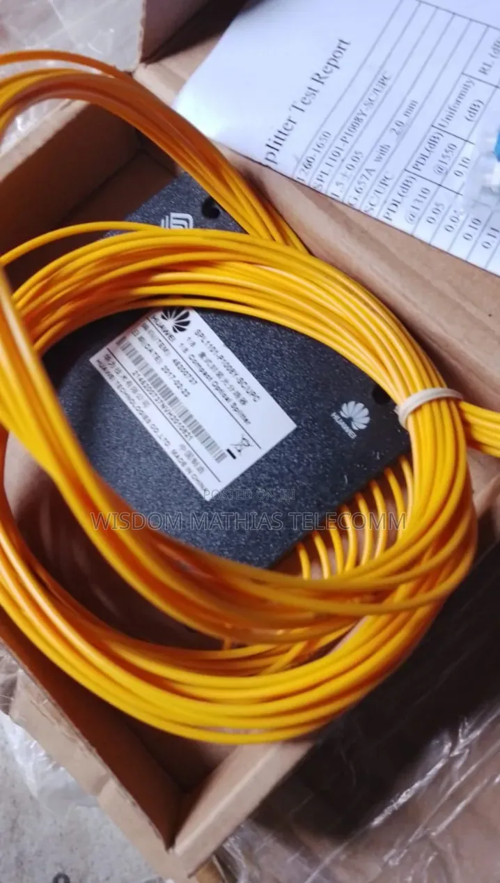 “Huawei 1:8 PLC Fiber Optic Splitter SC/UPC