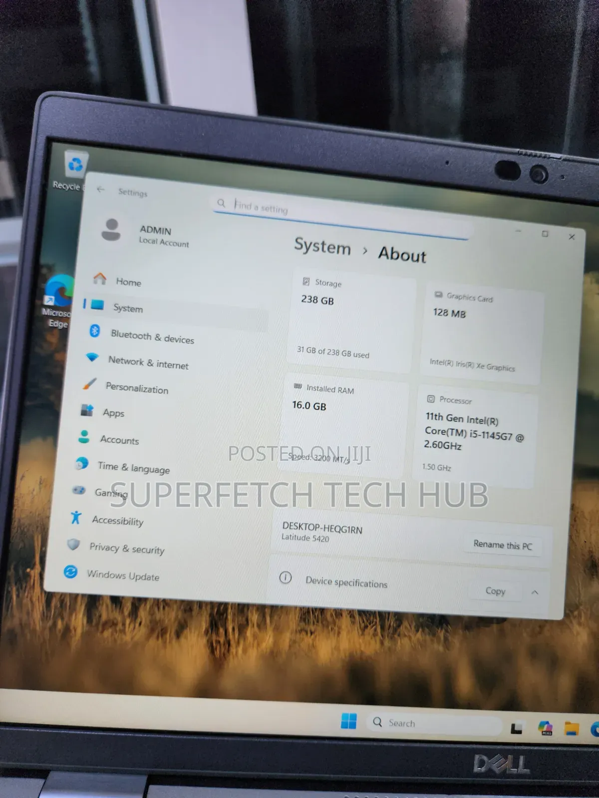 Laptop Dell Latitude 5420 16GB Intel Core i5 SSD 256GB